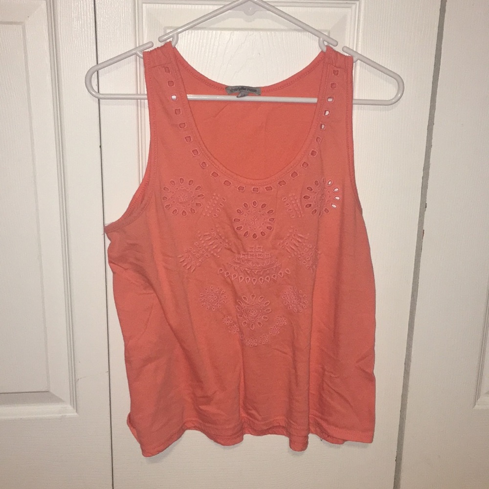 Coral Charlotte Russe Tank Top